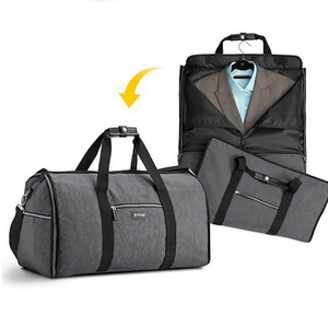 A Garment Bag that Instantly Turns into Duffel