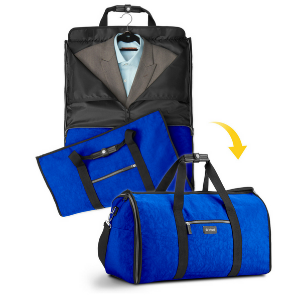 A Garment Bag that Instantly Turns into Duffel